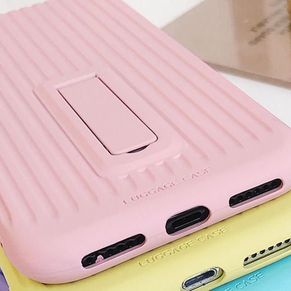 LAST 1! iPhone 7+/8+ Pink TPU Case Kickstand - Picture 2 of 4